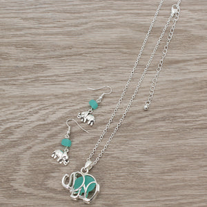 ELEPHANT-2PC-SET NECKLACE SET