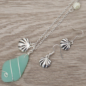 SHELL-2PC-SET NECKLACE SET