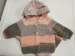 Crochet Infant Hoodie