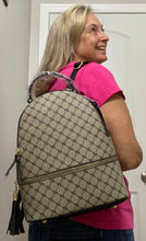 Load image into Gallery viewer, Beige/Black Backpack