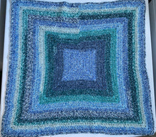 Load image into Gallery viewer, Solid Granny Square Crocheted Baby Blanket