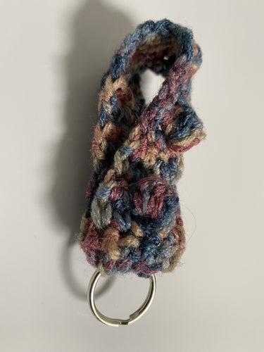Bobble Stitch Crochet Keychain