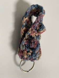 Bobble Stitch Crochet Keychain