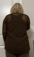 Load image into Gallery viewer, Airy Crochet Spring/Fall Cardigan Sweater