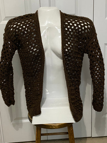 Airy Crochet Spring/Fall Cardigan Sweater