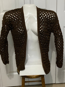 Airy Crochet Spring/Fall Cardigan Sweater