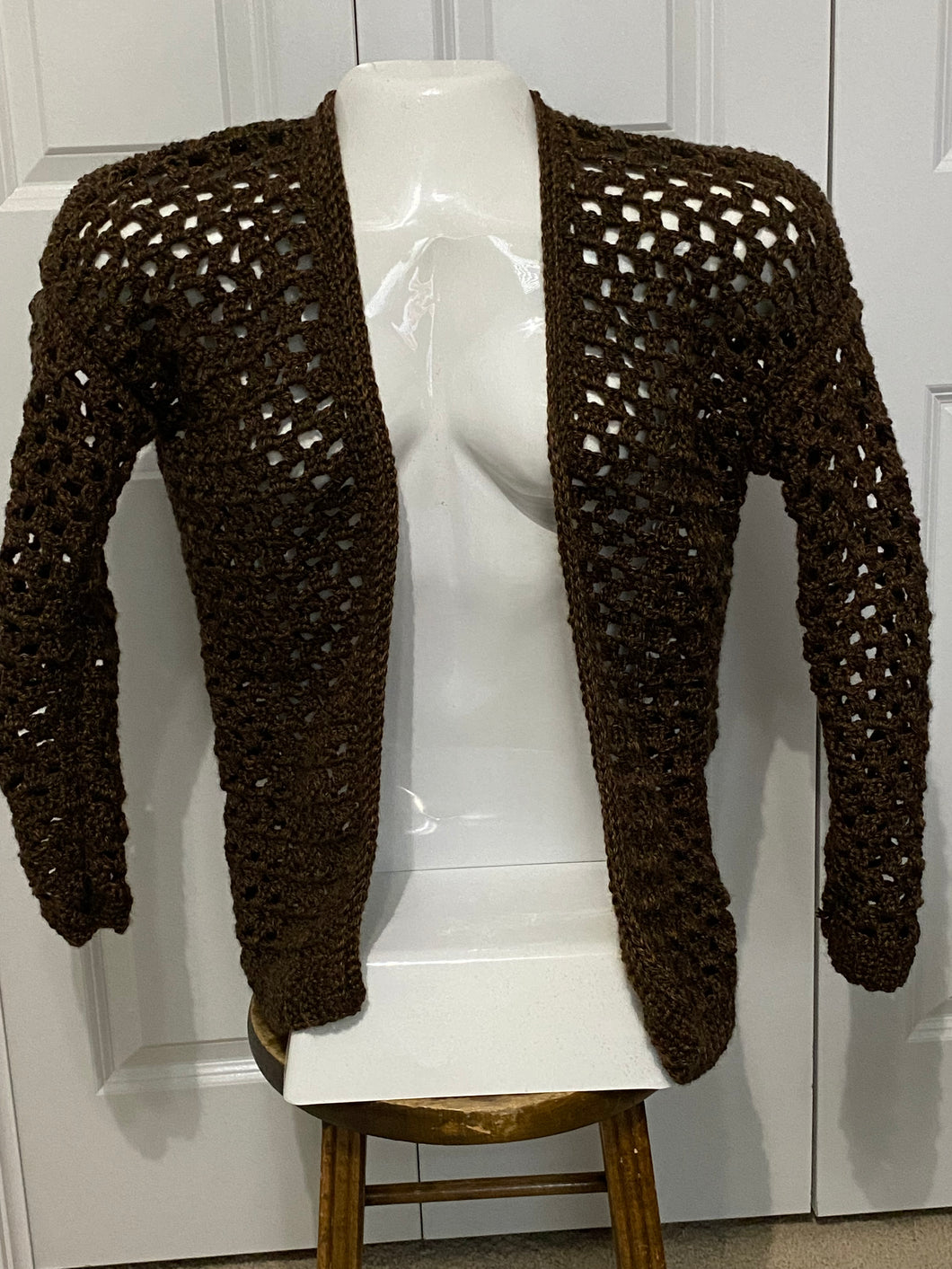 Airy Crochet Spring/Fall Cardigan Sweater
