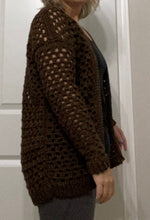 Load image into Gallery viewer, Airy Crochet Spring/Fall Cardigan Sweater