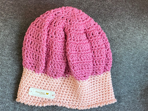 Slouchy Crochet Chemo Caps