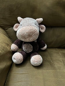 Charlotte the Stuffed Crochet Velvet Cow