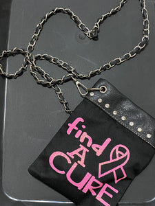 Black 'Cure' Small Mini Messenger