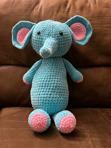 Crochet Stuffed Elephant