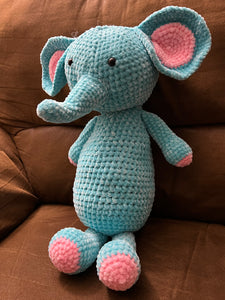 Crochet Stuffed Elephant