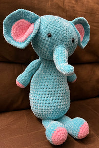 Crochet Stuffed Elephant