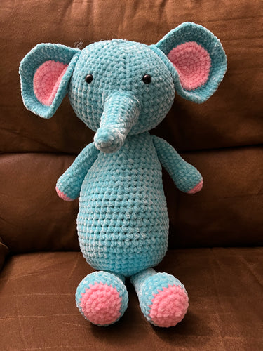 Crochet Stuffed Elephant