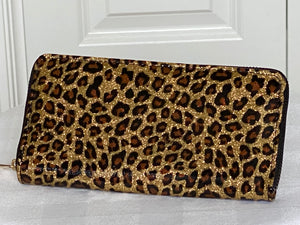 Glittery Cheetah Wallet