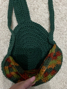Green Circle Crossbody Sling