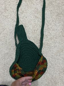 Green Circle Crossbody Sling