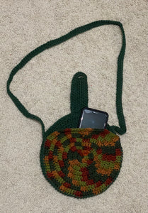 Green Circle Crossbody Sling