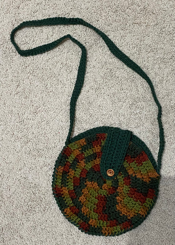 Green Circle Crossbody Sling