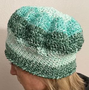Slouchy Crochet Chemo Caps