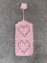 Load image into Gallery viewer, Hearts with Flower Tassel Bookmark