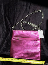 Load image into Gallery viewer, Purple Animal Print Cross Messenger Bag