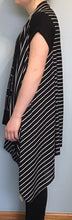 Load image into Gallery viewer, Black &amp; White Striped Cardigan