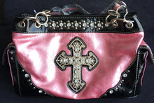 Load image into Gallery viewer, Pink Cross Handbag