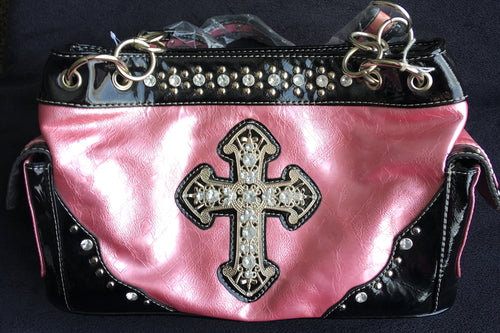 Pink Cross Handbag