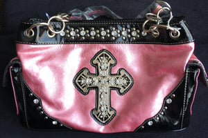 Pink Cross Handbag