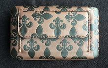 Load image into Gallery viewer, Brown Flower Wallet