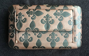 Brown Flower Wallet