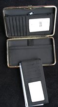 Load image into Gallery viewer, Black Flowered Animal Print Wallet