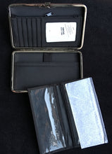 Load image into Gallery viewer, Black Flowered Animal Print Wallet