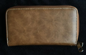 With God…Tan Western Wallet/Wristlet