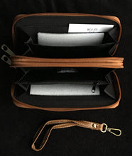 Load image into Gallery viewer, With God…Tan Western Wallet/Wristlet