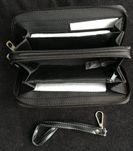 Load image into Gallery viewer, Black Western Rhinestone Wallet