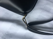 Load image into Gallery viewer, Solid Black Leather Small Handbag