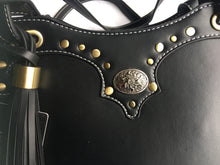 Load image into Gallery viewer, Black Western Rhinestone Handbag