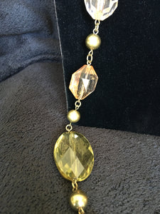 Enchantment Crystal Bead 2pc Necklace Set