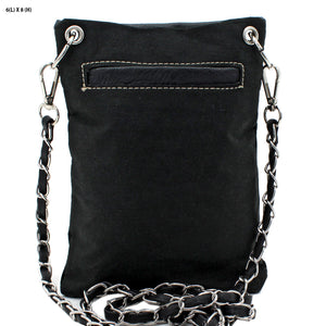 Black 'Cure' Small Mini Messenger