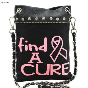 Black 'Cure' Small Mini Messenger