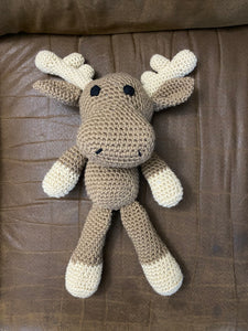 Stuffed Crochet Moose