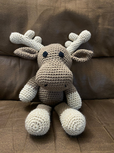 Stuffed Crochet Moose