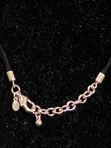 Faux Suede Cord Necklace