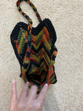 Load image into Gallery viewer, Chevron Multi-colored Crossbody Cell Phone Sling