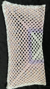 Pink Crochet Granny Square Baby Blanket