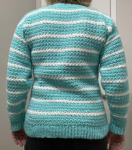Load image into Gallery viewer, Cochet Pullover V-neck Sweater