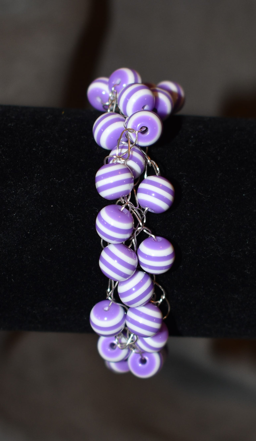 Purple and White Striped TSD